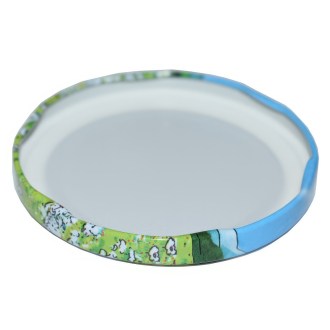 Jar lid TO 82 - Flowering mountain meadow